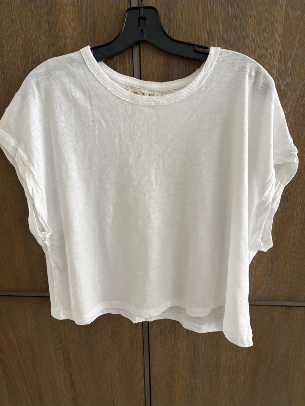 We The Free White Relaxed Boxy Short Sleeve Tee